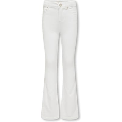 ONLY KOGROYAL LIFE REG FLARED PIM NOOS Meisjes Jeans - White