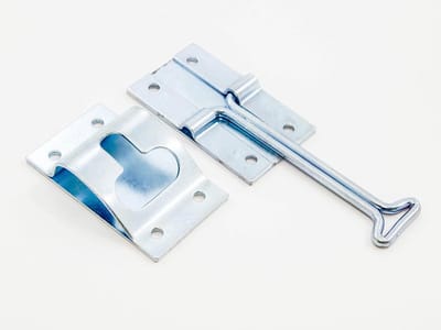 Metalen T-Stijl Deurhouder voor RV en Trailer - 4 Inch Deurbevestiging met Vanger