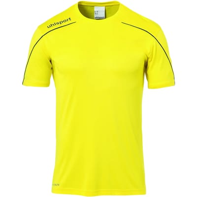Uhlsport Stream 22 Teamshirt Heren  Sportshirt - Maat S  - Mannen - geel/zwart