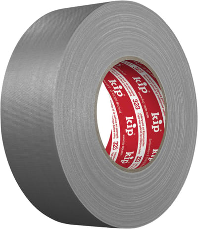Kip Gaffer's tape Duct Tape - Grijs 50 mm x 50 m - Niet-reflecterende textieltape met 77 Mesh weefsel en PE-laminering voor podiumgebruik en theater - Hoge kleefkracht met UV-filter voor binnen en buiten - Temperatuurbestendig tot 60°C