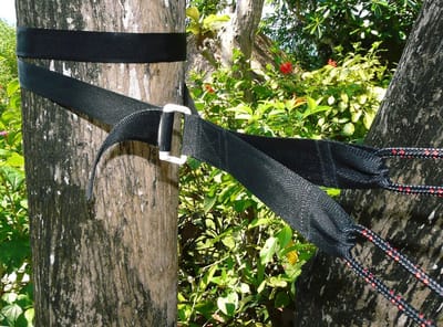 Deluxe Cinch Boomriemen voor Hangmat - Extra Lang en Verstelbaar - 254 cm - Polypropyleen - Veilig tot 182 kg - Compacte Reistas - Voor Camping, Wandelen en Reizen