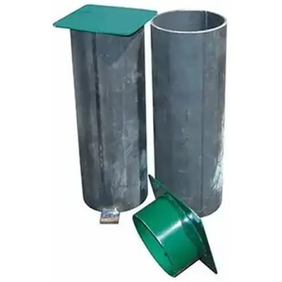 Blikjesset met deksel voor tennis/volleybalpaal -ball Softee Equipment