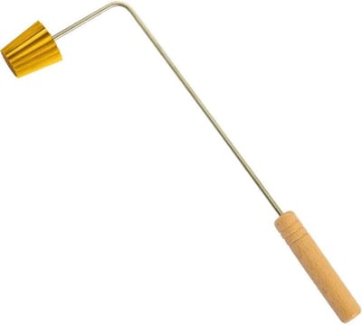 Taartjes Maker - Cakevorm Snack - Zelf Snacks Maken - Comfortabel Handvat - 32.5 x 11 cm - Goudkleurig