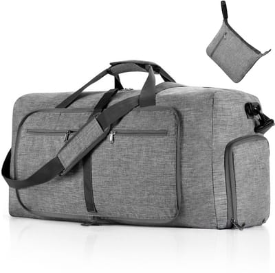 Gloovon® - Reistas - 65 Liter - Compacte weekendtas - 61 x 27 x 34 cm - Vliegtuig Handbagage - Handbagage reistas - Waterafstotend - Zwart