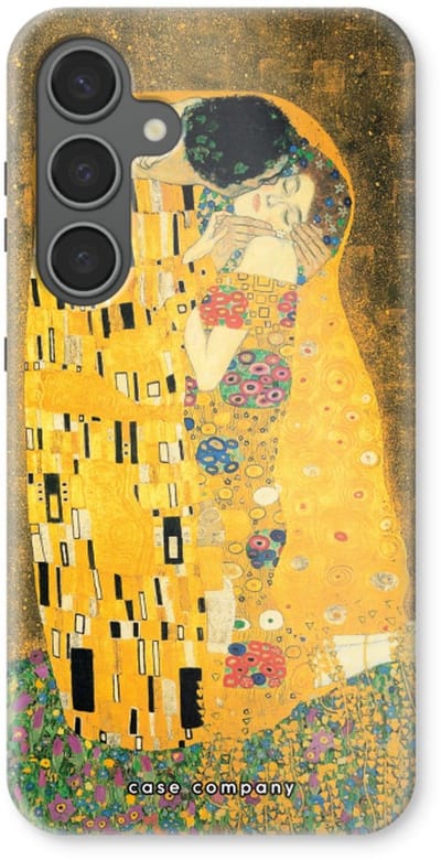 Case Company® - Hoesje geschikt voor Samsung Galaxy S24 Plus hoesje - Der Kuss - Tough Case - Maximale Bescherming alle Kanten en Schermrand