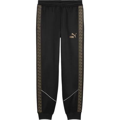 Puma Mannen King Anthem Slim Trainingsbroek (Zwart/Goud)