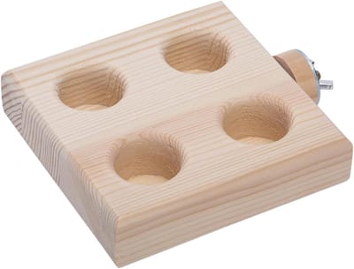 Vogel Foerageerspeelgoed - Intelligentie Spel Vogel - Mentale Stimulatie Vogel - Natuurlijk Hout Ontwerp