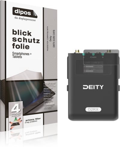 dipos – Matte Privacy Screenprotector geschikt voor Deity DBTX D2RX DIFB | Anti-Spy Beschermfolie