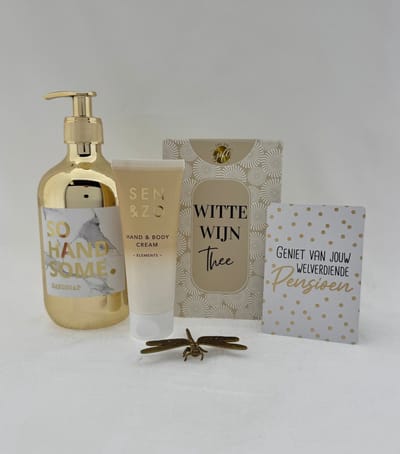 Pensioen •Cadeaupakket Dames• Witte Wijn Thee - Cadeau voor Vrouwen - Perfect Gifts