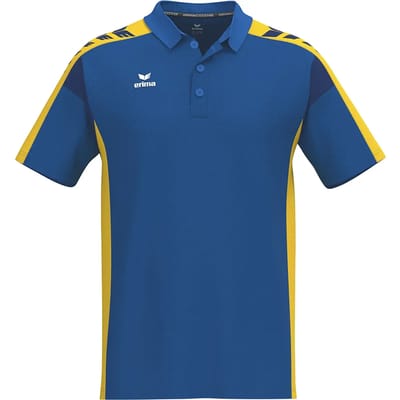 Erima Celebrate 125 Polo Kinderen - New Royal / Geel | Maat: XS