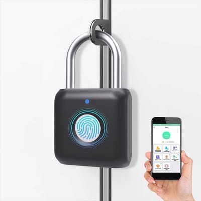Vingerafdruk Hangslot met Bluetooth Ontgrendeling - Ideaal voor Sportzaal, School en Bagage