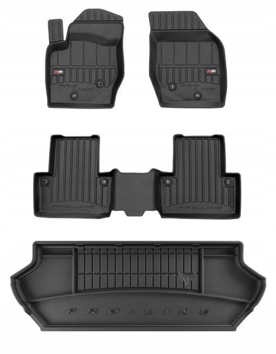 FROGUM ProLine – Automatten en Kofferbakmat – Perfecte Pasvorm – Geurloos TPE – Volvo XC90 I 2002-2014