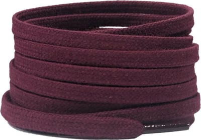 Platte katoenen veters 6mm Bordeaux 120cm - sneakers