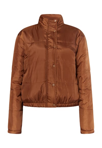 Mymo Licht gewatteerd blousonjack Dames lichtbruin