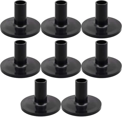Cymbal Beschermers - Drum Accessoires - Drumstel Onderhoud - Set van 8 stuks - 38x26mm - Zwart
