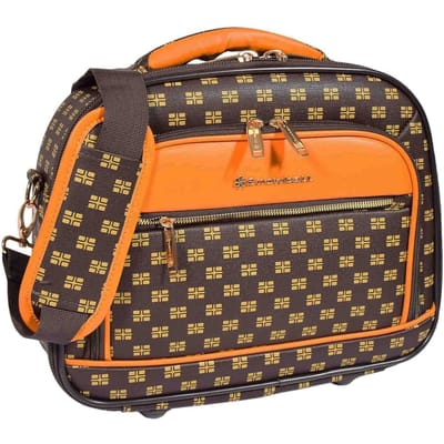 Bruine cosmetische tas