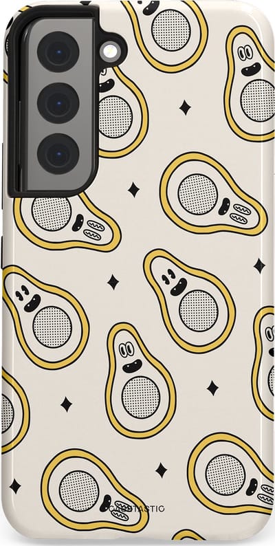 Casetastic Hoesje Geschikt voor Samsung S22 - Stijlvolle Beschermende Duo-layer Case - Vegycado