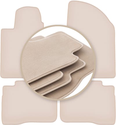 PREMIUM beige vloermatten voor: SsangYong Korrando IV SUV 2019-