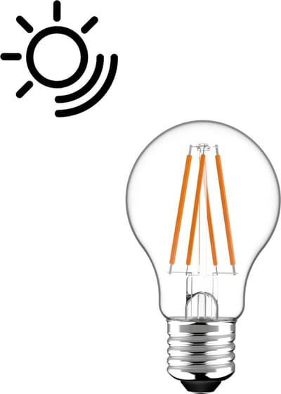 Sensor LED Lamp E27 met daglichtsensor - Automatisch aan- en uitschakeling - 4W