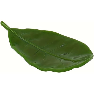 Keuze| Groen Blad Zeepbakje - Hars Ovaal Zeepdoosje voor Badkamer, Antislip Ontwerp, Decoratief en Functioneel, Ideaal voor Douche- en Wastafelgebieden groen