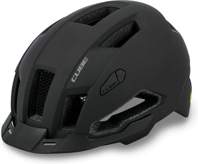 Cube Fietshelm Evoy Hybrid - Allround-helm - MIPS - 13 Ventilatiegaten - Verstelbaar - 52-57 cm - M - Zwart