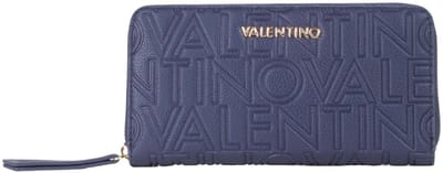 VALENTINO portemonnee Pansy Zip Around Wallet Blu donkerblauw