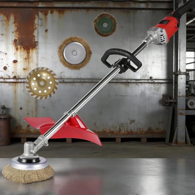 Betonmolen Elektrisch - Slijpmachine Polijstmachine - Vloeren Afwerken - 6 Snelheden Verstelbaar - 1397 cm Lengte - Grijs
