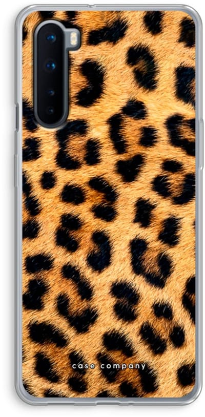 Case Company® - Hoesje geschikt voor OnePlus Nord hoesje - Luipaard - Soft Cover Telefoonhoesje - Bescherming aan alle Kanten en Schermrand