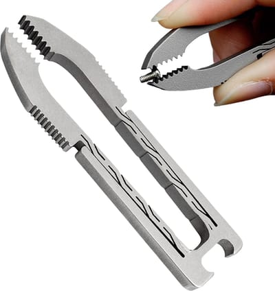 Precisie Pincet - Wenkbrauwklem - Fijne Taken - Ingebouwde Flesopener - 68 x 16 x 4 mm