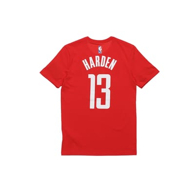 Nike NBA Dri-FIT Houston Rockets James Harden Spelersnummer T-shirt Heren Tops University-Rood 870777-659 M white