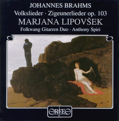 Marjana Lipovsek, Folkwang Gitarren Duo - Brahms: Volkslieder | Zigeunerlieder, Op. 103 (CD)