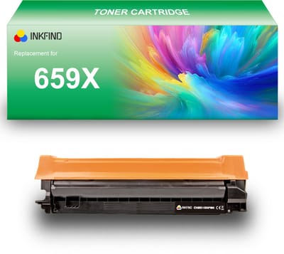 INKFIND 659X (W2010X) Zwart tonercartridge compatibel met HP 659X (W2010X) Zwart toner cartridge - 1-pack Zwart