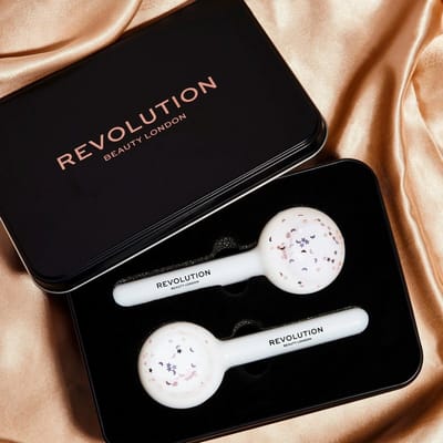 Revolution Skincare Large Milky Moon & Star Facial Ice Globes