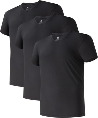 Zachte Micro Modal/Bamboe Rayon/Katoen Onderhemden voor Heren - Set van 2, 3 of 5