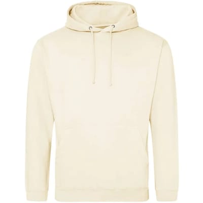 Just Hoods College Hoodie JH001 - VANILLA MILKSHAKE - L