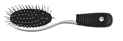 Rojafit - Pneumatische Haarborstel - Klein - Ergonomisch handvat - Wit - Afmeting: 18 cm. Lang x 4 cm. Breed
