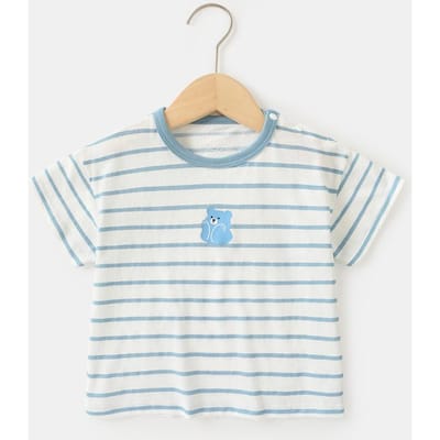 Babykleding Casual T-shirts met korte mouwen Zomerkleding Jongens Meisjes Baby Kinderen Kinderen Zomer Tops met halve mouwen 120cm gray