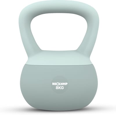NEOLYMP 8 kg Soft Kettlebell voor HIIT & Full Body – Ergonomisch en bodemvriendelijk