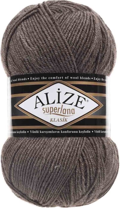 Alize Superlana Klasik Taupe 240 Pakket 5 Bollen 500 Gram