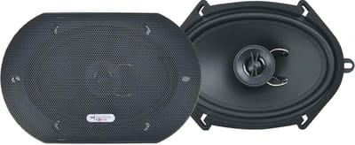 Auto Speakers - Autosysteem Geluid - Muziek Luisteren - Krachtige Bas - 13x18 cm - Zwart
