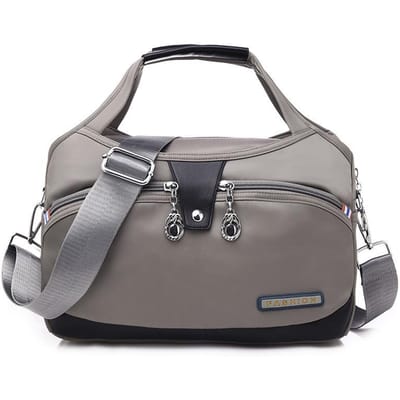 Yogodlns Nylon Schoudertas Dames Waterdichte Handtas Grote Capaciteit Crossbody Tas Mode Dames Handtas Multifunctionele Portemonnee 19*12*29cm