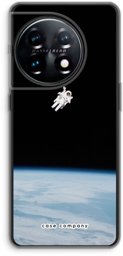 Case Company® - Hoesje geschikt voor OnePlus 11 hoesje - Alone in Space - Soft Cover Telefoonhoesje - Bescherming aan alle Kanten en Schermrand