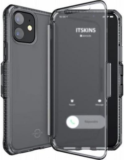 Itskins, Hoesje geschikt voor Samsung Galaxy A13 5G - Spectrum R Series Versterkt Folio & Anti-Shock, Zwart