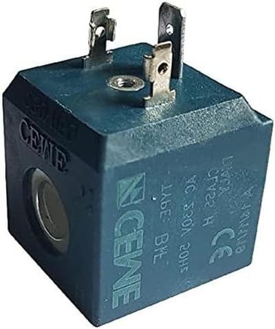 Spoel voor magneetventiel - Reserveonderdeel - Waterdosering regelen - Hoge temperatuur klasse - 33x35x36mm - Blauw