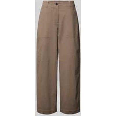 barrel fit broek van katoenmix