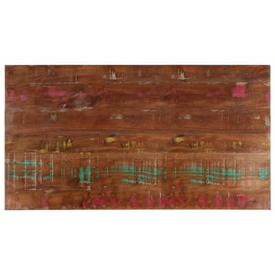 vidaXL Tafelblad rechthoekig 100x60x1,5 cm massief gerecycled hout