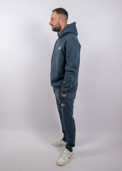 Malelions signature tracksuit in de kleur blauw.