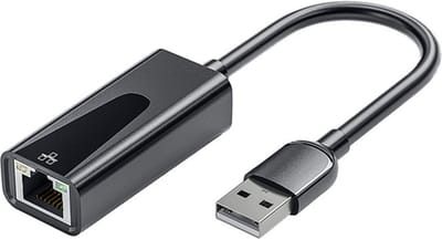 USB 3.0 naar Ethernet (RJ45) kabel - 1000 Mbps - Internet adapter - Gigabit LAN - Zwart - Provium