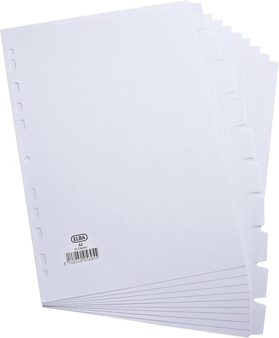 A4 Kaarthouder Set 10 Stuks Stevig Kunststof Vensterlabels Documenten Sorteren