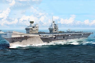 Trumpeter Modelbouwpakket Schepen - 06751 HMS Queen Elizabeth - Queen Elizabeth-klasse - Brits Vliegdekschip Plastic - 1:700 - Modelbouw